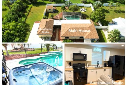 Port Charlotte Oasis House and Bunkhouse Pool, Hot Tub, RV Boat space