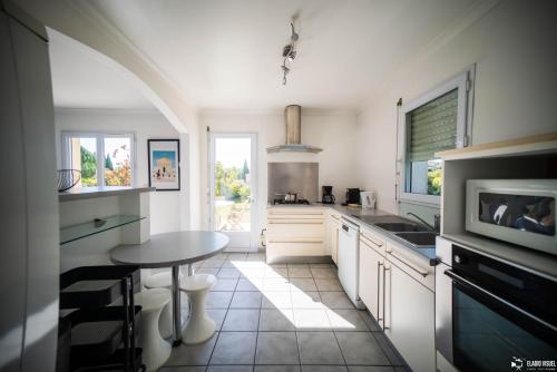 virtuve, Le Clos du Buis in Poulx