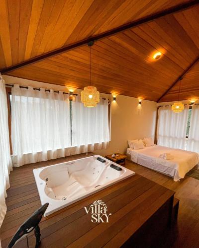 Villa SKY Pontal a 150m da praia l Refúgio Exclusivo – khách sạn tại Jardim Pero