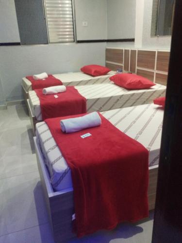 客室内ベッド, Hotel Progresso Itaquera - Próximo Arena Corinthians (Hotel Progresso Itaquera - Proximo Arena Corinthians) in イタケラ