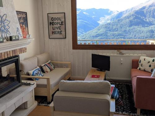 Appartement lumineux 3 pièces 6/7 pers à Orcières Merlette - FR-1-262-192