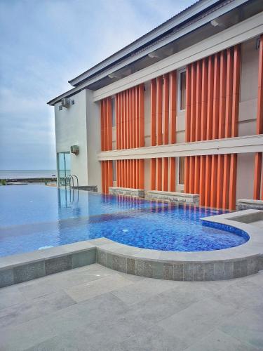 Swimming pool, Horison Resort Antawirya Jepara in Jepara Beach