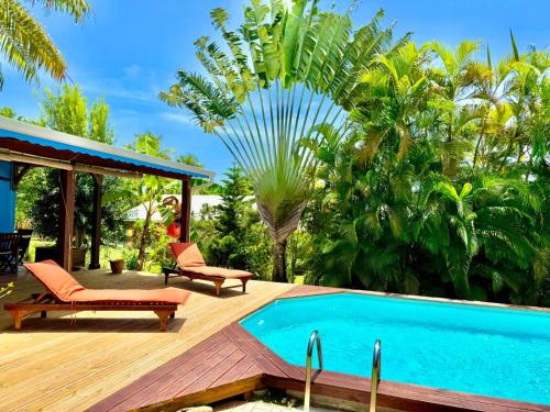 Villa Sainte-Anne with pool and garden - Location, gîte - Sainte-Anne