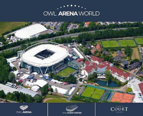 網球場, Ferienwohnung Kampstrasse 6 in 哈勒/威斯伐倫