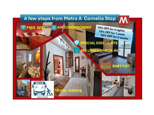 Alloggio Caprara Accomodation Metro Cornelia, Rom (Foto 2)