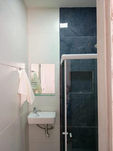 浴室, Suíte no Barra Mar (Suite no Barra Mar) in 聖米格爾拉巴拉