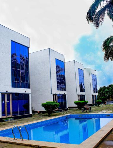 Exterior view of The Glass Residence Jabi