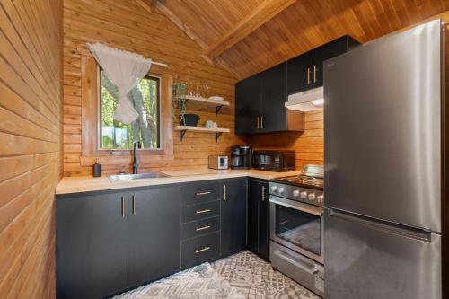 Chalet 1 cuisine - Domaine de l'Archipel