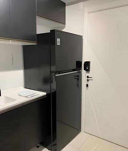 ห้องครัว, 1702 Expo Transamérica - Vista para Represa - Varanda (1702 Expo Transamerica - Vista para Represa - Varanda) in โซคอร์โร