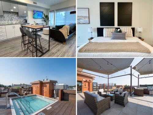 Elevator-Downtown View-Garage-King Bed-Laundry image