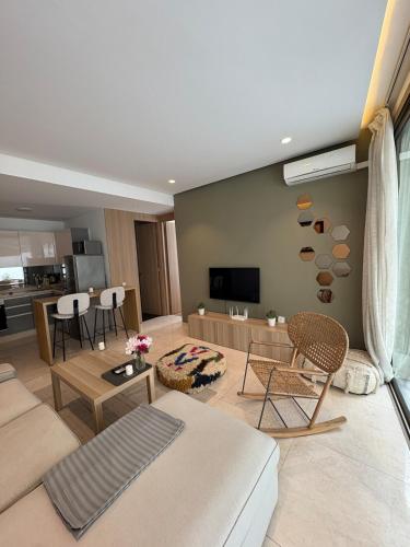 Chic One Bedromm Apartment - Large Terrace - Anfa District, Casablanca (fotografie 3)