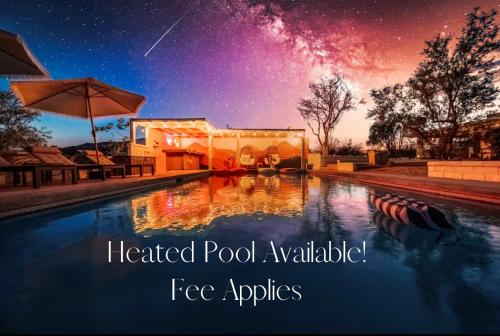 Heated Pool-yoga Arena-fire Pit-hot Tub-game Room-bocce Ball - Joshua Tree, CA