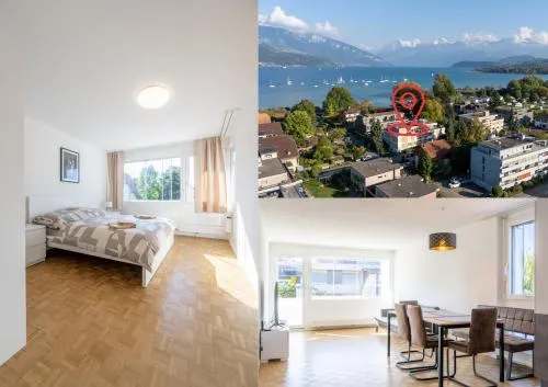 Bright Apartment in Thun, 50m to Lake Free Parking in Thun, Schweiz