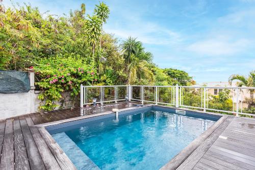 Kaz Bel Horizon, vue mer panoramique et piscine privée au Gosier - Location, gîte - Le Gosier