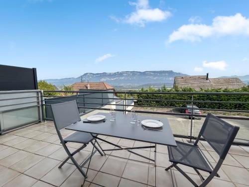 Terrasse, Parking privé, Vue lac & montagne