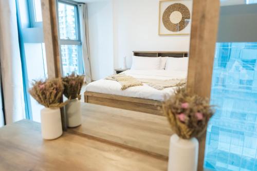Boho Style 2BHK Apartment With Sea View Next to Tram Station, Dubaj (fotografie 7)