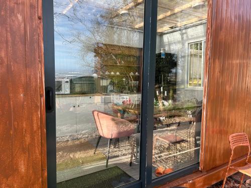 Valley view cabin in the woods on a farm in Ballinasloe