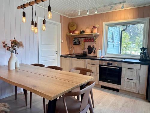 Aurora Boutique Hut with private sauna in Fjordgard