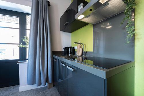 ห้องครัว, Central Tilburg Apartments in ทิลเบิร์ก