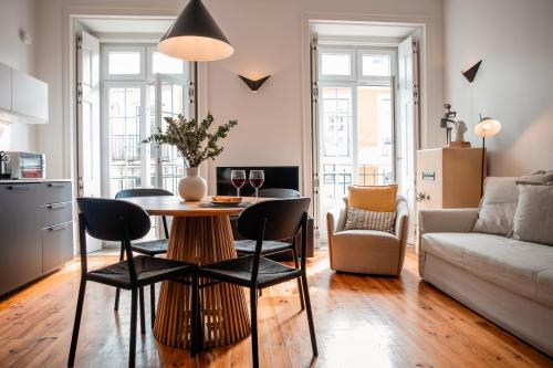 Designer Loft with Balcony in Historic Baixa, Lisbon