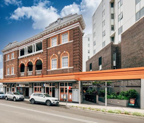 Exterior view, Strathfield Hotel in Strathfield
