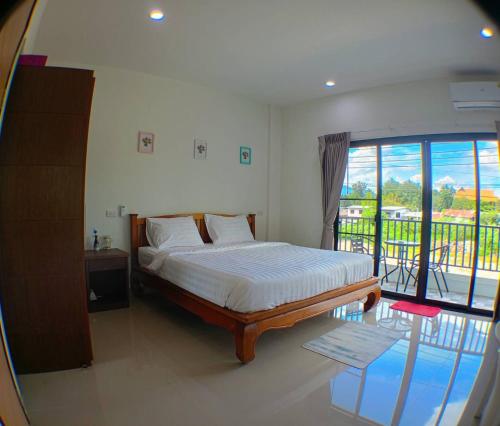 1 double bed