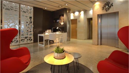 大堂, AQUA Hotel Nostre Mar Apartments in 皮內德迪馬