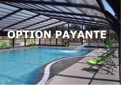 泳池, Mobilhomes Quiberon Camping Conguel - Bord de Mer in 屈伊伯龍