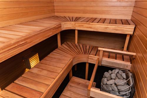 Sauna, Taevaskoja Holiday Center in Polvamā