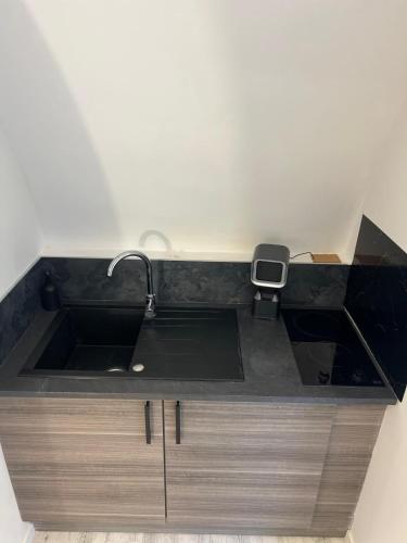 virtuve, Studio Relaxe in Jougne