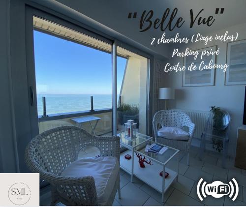 Belle vue - Vue panoramique sur la Mer - Location saisonnière - Cabourg