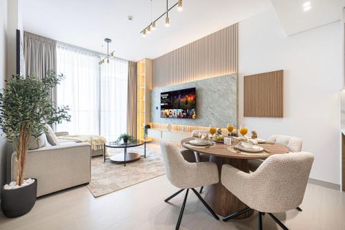Deluxe Binghatti JVC Suites by Hostiva - City View, Dubaï (photo 5)
