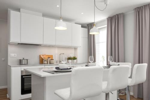 Kitchen, Toompea 2 bedroom Apartment in Kassisaba