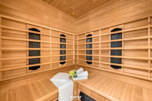 Baño, Ferienwohnung Carpe Diem Olpenitz in Olpenitz