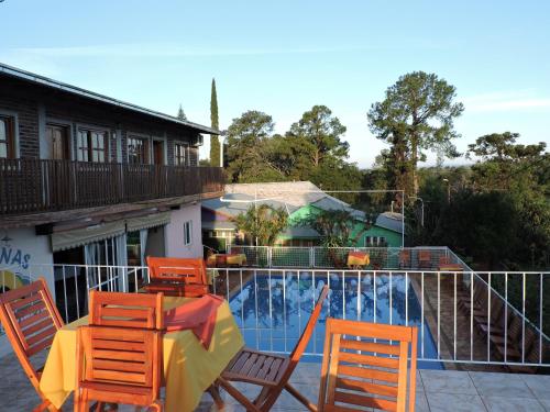 Balkons/terase, Cabanas Piedras Blancas in Žardin Amerika