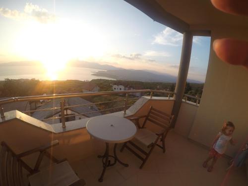 Erkély/terasz, Ohrid Sunset Apartments Velestovo in Velestovo