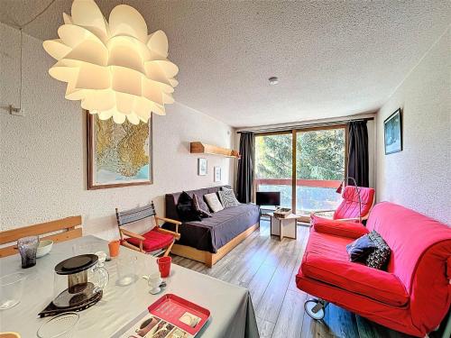Studio 4/5 pers. Pied des pistes, Balcon, Animaux admis - FR-1-267-211 in Le Corbier