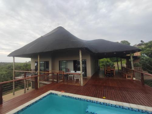 Zwembad, Eden Village Lodge in Chidenguele