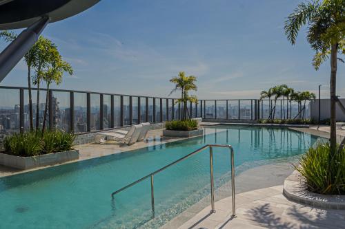 Sunset Rooftop Studio - Conforto & Modernidade no Brooklin, San Paolo