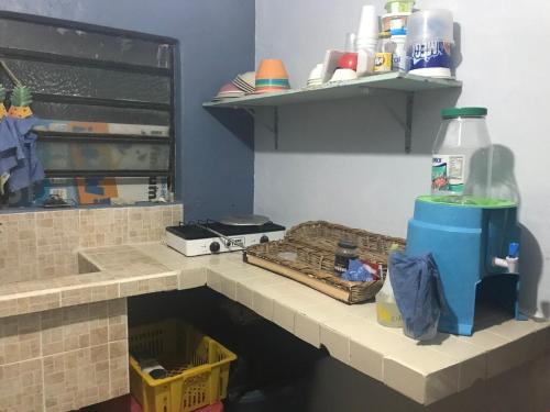 Casita Azul del mar, sencilla con fresca brisa in Chuburná