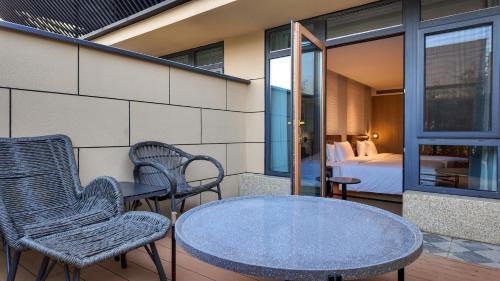 Garden, Four Points by Sheraton Xi'an Dayan Pagoda in Qujiang Giant Wild Goose Pagoda