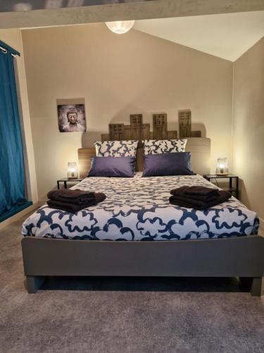 1 double bed