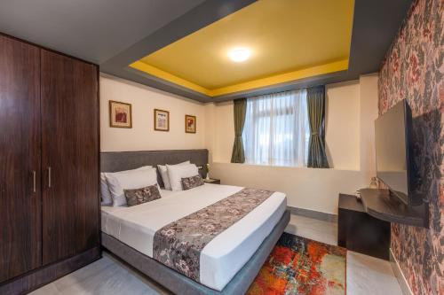1 double bed