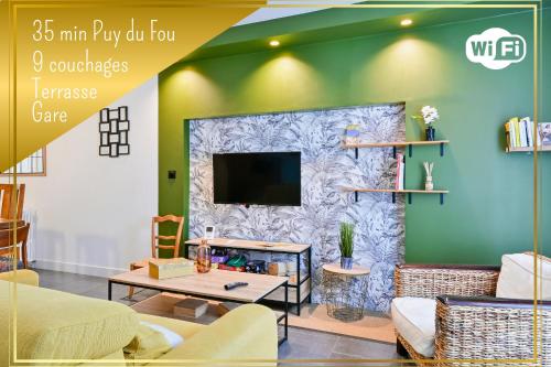 La Casse Dorée - Terrasse & Gare à proximité - Location saisonnière - Cholet