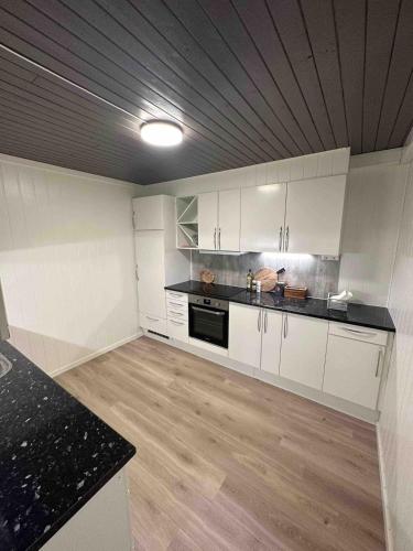 кухня, Apartment in Storsteinnes city center in Storsteinnes