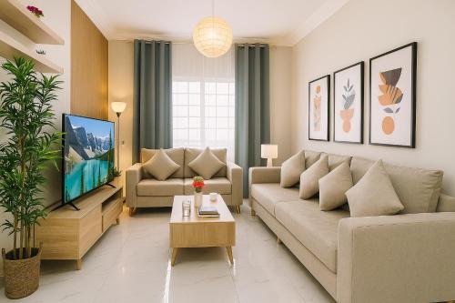 شقة بأجواء مريحة ثلاث غرف نوم - Dammam