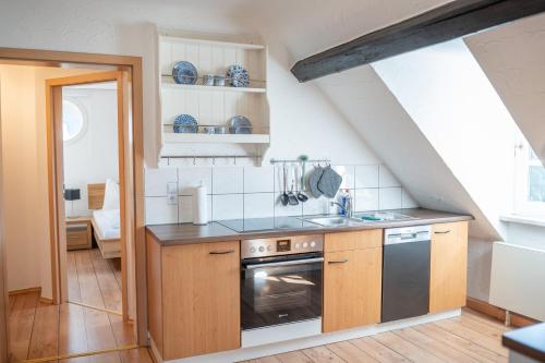 Konyha, Pension "Zur Schloßwache" Delitzsch in Delitzsch