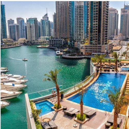 Lavish Marina Gem - Dubai Eye Views - Infinity Pool, Dubaï