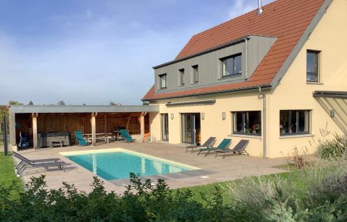 Ngoại cảnh khách sạn, Superbe Maison Jacuzzi+Piscine au cœur des vignes in Rouffach