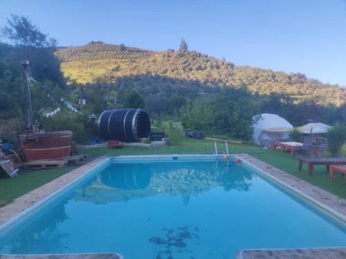Úszómedence, Domo con Hot Tub Piscina Sauna incluido en el precio, Olmué (Domo con Hot Tub Piscina Sauna incluido en el precio, Olmue) in Quebrada De Alvarado
